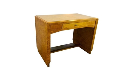 1930s Art Deco desk in birdseye maple