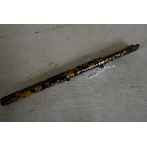 19th/20th C Japanese tortoiseshell bound hanger, with later ...