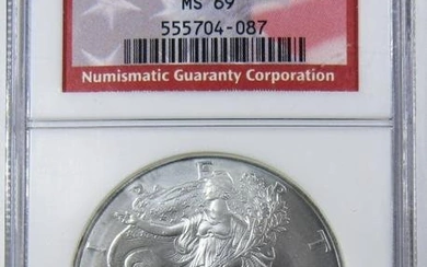 2003 AMERICAN SILVER EAGLE NGC MS-69