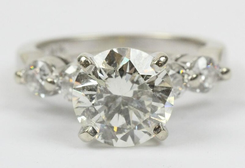 2.43 ct diamond solitaire brilliant round cut ring