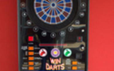 BG Bassano Giochi, Italy - "I feel good" Win Darts Machine (Darts) - Working and original-with instructions and keys