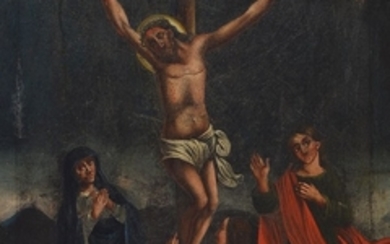 Unidentified artist of the 19th century, crucifixion...