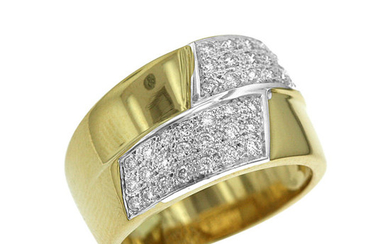 18 kt. Yellow gold - Ring - 1.05 ct Diamond