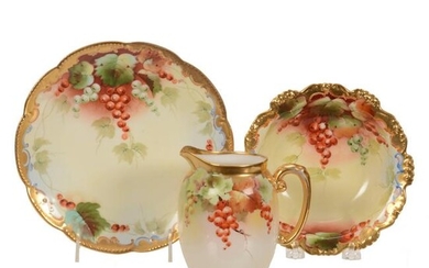 (3) Items Marked Pickard, Currant Decor