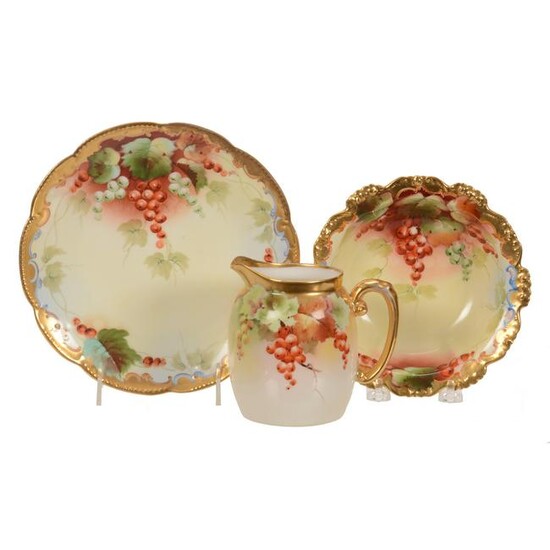 (3) Items Marked Pickard, Currant Decor