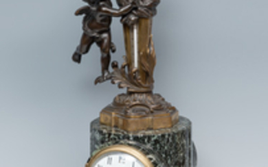 Reloj de sobremesa; Francia, siglo XIXBronce.