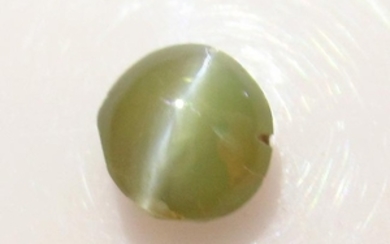 1.79 Ct Genuine Chrysoberyl Catseye 6.5 mm Round