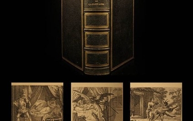 1840 BEAUTIFUL Jean de La Fontaine Contes Fables