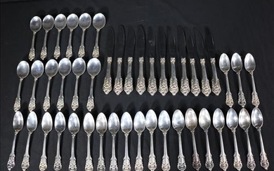 46 pieces of Grand Baroque sterling flatware
