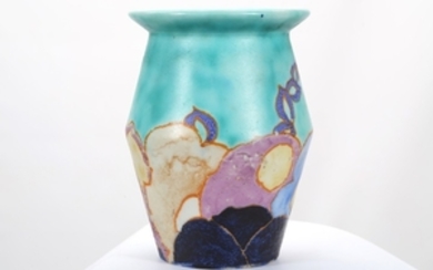 Clarice Cliff Bizarre Inspiration pattern vase, circa 1930,...