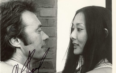 EASTWOOD CLINT: (1930- ) American Actor and film Director. Academy Award winner. Signed 7 x 9 photog...