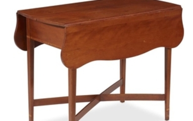 Federal inlaid mahogany pembroke table circa 1790 With shaped...