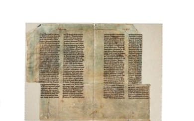 Large teaching collection of leaves from medieval manuscripts and charters, in Latin and Dutch, on paper and parchment [thirteenth to sixteenth century]