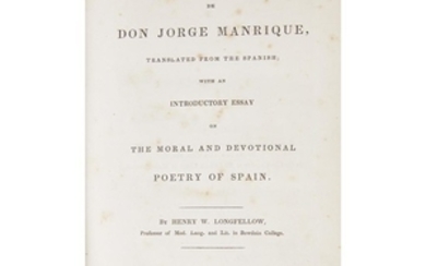 Longfellow, Henry W. (translator) Coplas de Don Jorge Manrique......