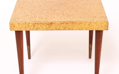 Paul Frankl Cork Square Top Occasional Table