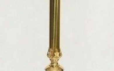 48" ht. Church Paschal Candlestick + Polished Brass