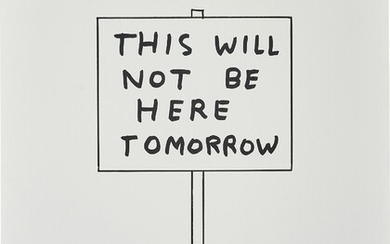 David Shrigley, This Will Not Be Here Tomorrow