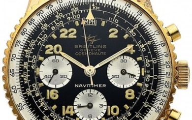 54041: Breitling Gold Plated & Stainless Steel Twin Jet