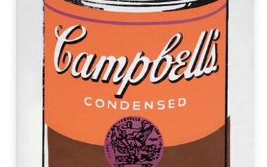 COLORED CAMPBELL'S SOUP CAN, Andy Warhol