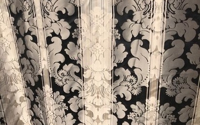 6 m x 130 cm High-quality luxurious San Leucio fabric - Silk Viscose - 2018