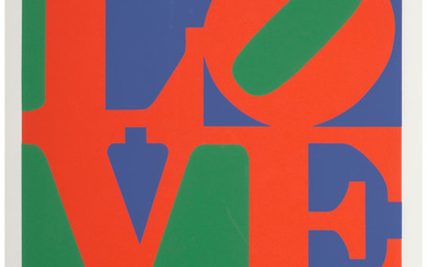 Robert Indiana (1928-2018), One Plate, from Book of Love (1996)