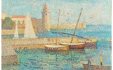 69041: Yvonne Canu (French, 1921-2008) Collioure - Le p