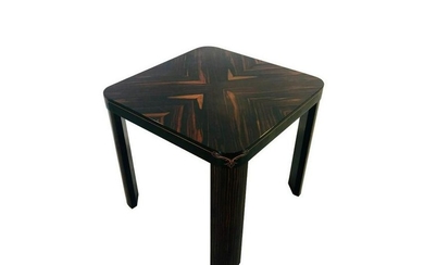 Art Deco End Table Coffee Table made of Macassar