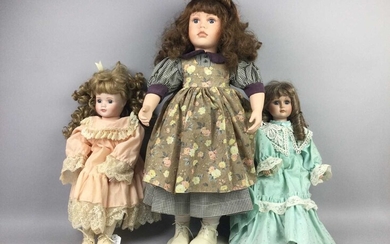 A COLLECTION OF DOLLS