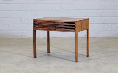 A Danish rosewood nest of tables