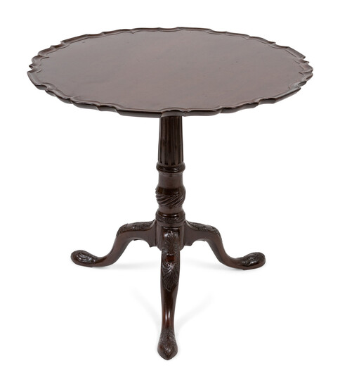 A George III Style Mahogany Tilt-Top Table