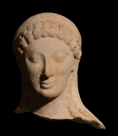 A Greek Terracotta Head