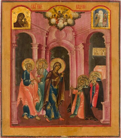 A LARGE ICON SHOWING THE APPEARANCE OF THE MOTHER OF