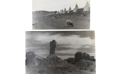 A LOT OF TWO VINTAGE RUSSIAN BLACK & WHITE PHOTOS