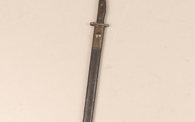 A Lee-Enfield bayonet, m/1907, English, early 20th century.