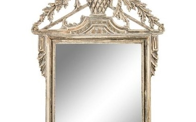A Louis XVI Style Painted Mirror
