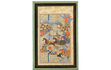 *A MANUSCRIPT ILLUSTRATION FROM SA'DI'S BUSTAN Iran, 15th - 16th century