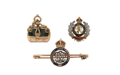 A Regimental brooch for The Royal Engineers, decorated...