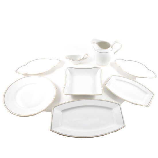 A Rosenthal porcelain dinner service, Balmoral pattern.