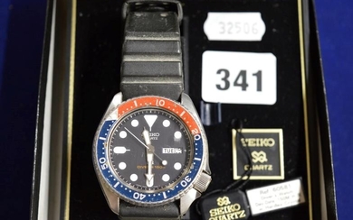 A Seiko quartz diver's watch, ref. 60581 WE DO...