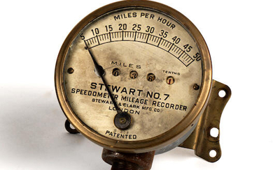 A Stewart No 7 Speedometer Milage Recorder