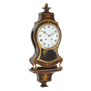 A Swiss ‘Neuchatel’ quarter-striking bracket clock with pull-quarter repeat on two gongs