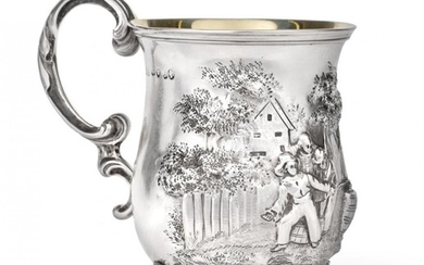 A Victorian Silver Christening-Mug, by George John Richards, London, 1844,...