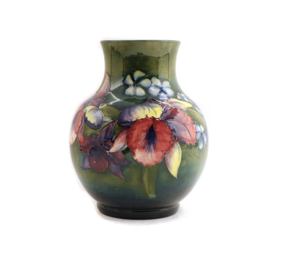 A Walter Moorcroft 'Orchid' vase