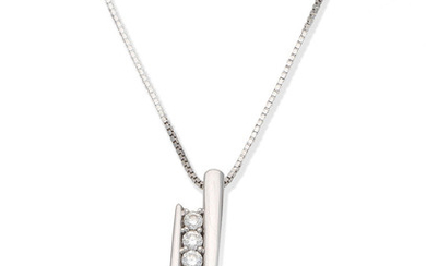 A diamond 'Steora' pendant necklace,, by Harry Winston