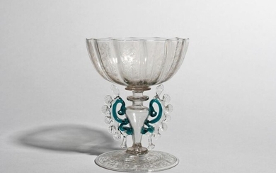A façon de Venise winged goblet 17th/18th century,...