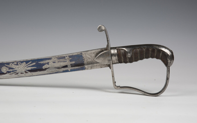 A fine George III 1796 pattern light cavalry officer's sabre by Thomas Gill with curved single