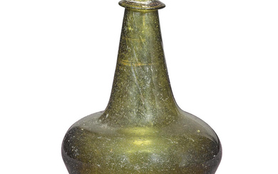 A good 'Shaft and Globe' wine bottle, circa 1670-75