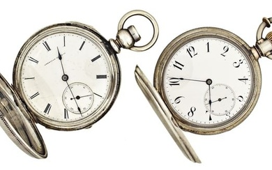 A lot of two American civil war era pocket watches