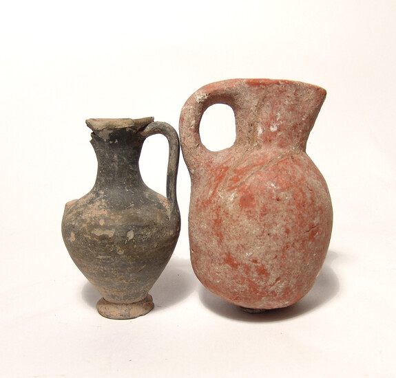 A pair of ancient ceramic vessels