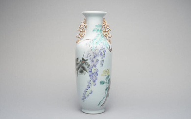 A qianjiangcai 'wisteria' vase